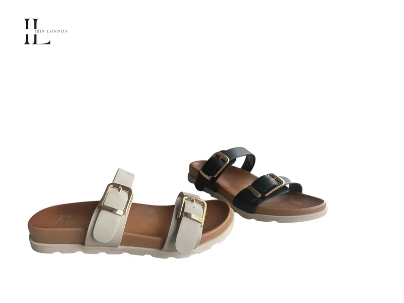 Leopa - Wholesale leopard print sandal by Iris London